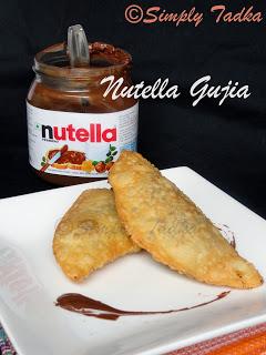 Nutella Gujiya/ Nutella Turnover