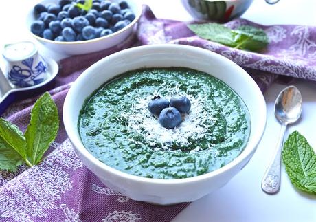 Mint Smoothie Breakfast Bowls (Paleo, SCD, Dairy Free, No Added Sweetener)