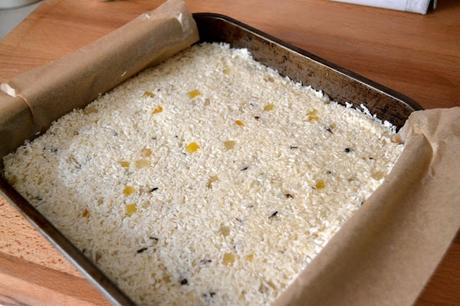 lemon lavender coconut bars