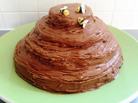 honey beehive cake with hidden honeycomb center gluten free