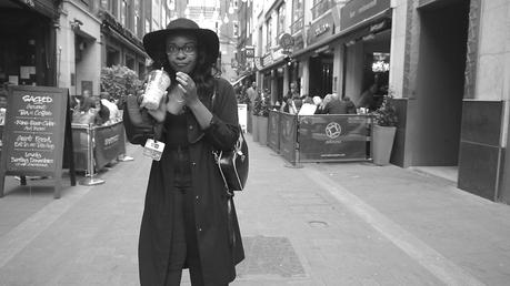 La Mode D'Emm Carnaby Street Black HM Duster Coat ASOS Cut Out Boots