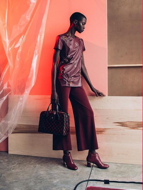 EDITORIAL | RED HOT: NYKHOR PAUL FOR MARIE CLAIRE SA