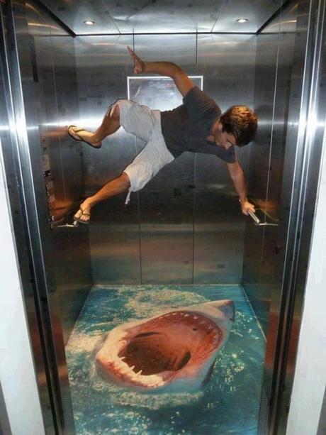 Top 10 Amazing Examples of 3D Art in Lifts (Elevators)