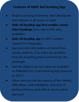 MMIT Railbooking app