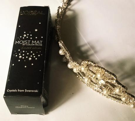 L'Oreal Paris Moist Mat By Color Riche Limited Edition Lipstick in Arabian Night Review