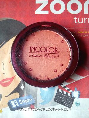 Incolor Glimmer Blusher in no.18 Review