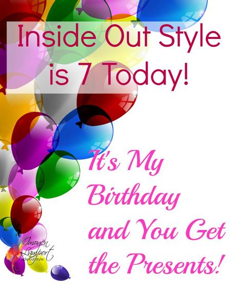 Inside Out Style blog is 7 and you get the discounts