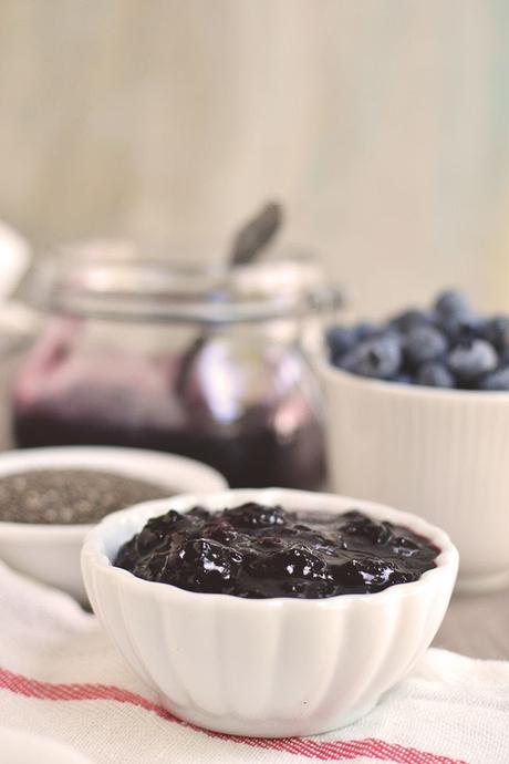 Jam with Blueberries & Chia seeds