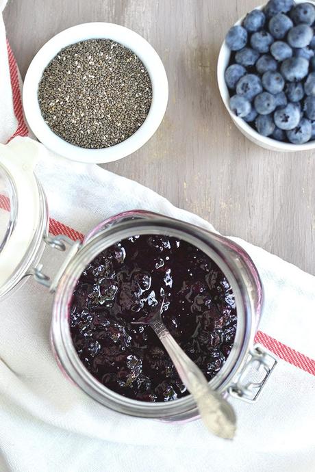 Jam with Blueberries & Chia seeds