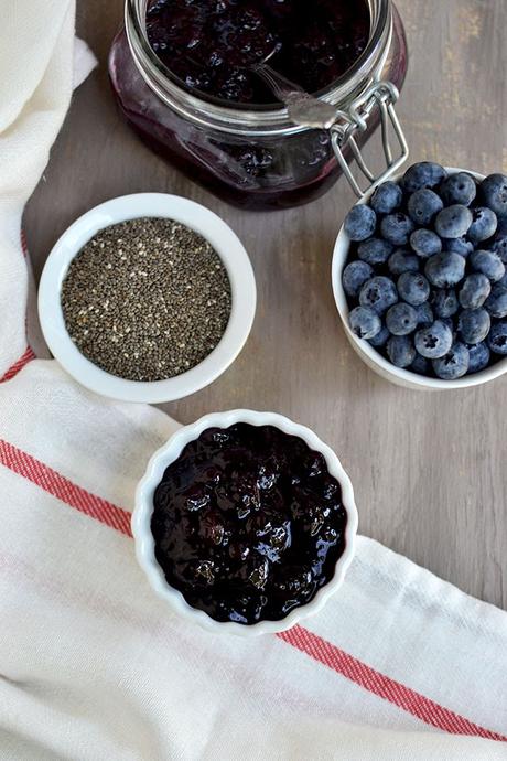 Jam with Blueberries & Chia seeds