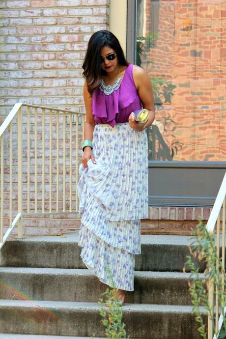 THE TIERED #MaxiSkirt