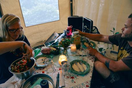 A Mint Themed Dinner on the Farm // www.WithTheGrains.com