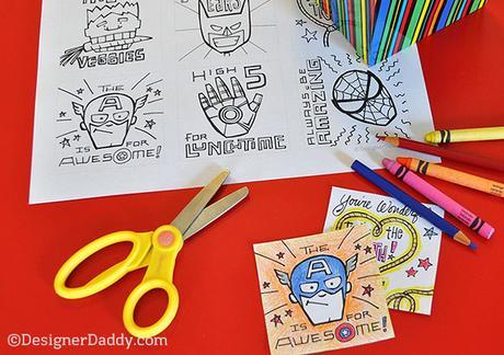 Superhero Lunch Notes for Back to School