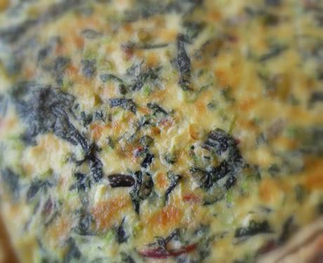 A Scrummy Tart of Chard and Cheese