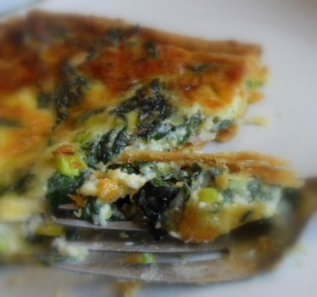 A Scrummy Tart of Chard and Cheese