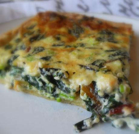 A Scrummy Tart of Chard and Cheese