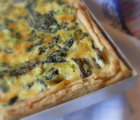 A Scrummy Tart of Chard and Cheese