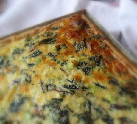 A Scrummy Tart of Chard and Cheese