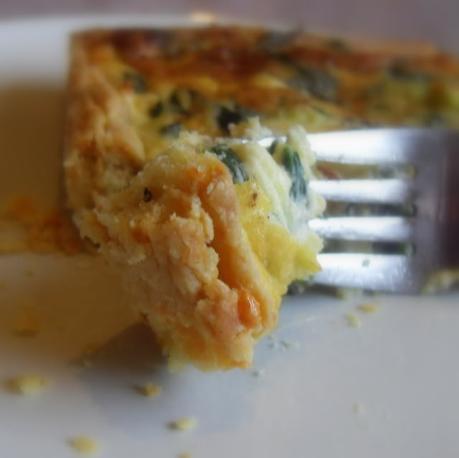 A Scrummy Tart of Chard and Cheese