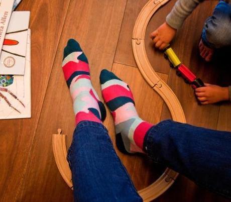 Soxy Beast socks designed by Melbourne artist Lindsay Blamey. Don't they look funky!