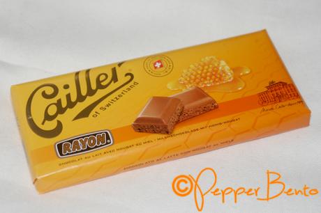 Cailler Rayon Chocolate with honey Nougat