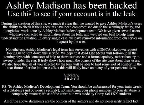Ashley Madison Hacked Info Site CheckAshleyMadison.com Taken Down After DMCA Notice ashley-madison-dcma