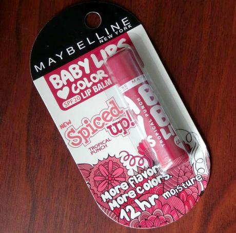 Maybelline Baby Lips Spiced Up Tropical Punch Review n Swatches