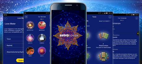Astrospeak Android App for Astrology