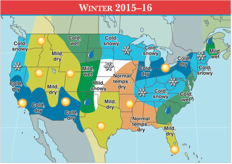 The Old Farmer's Almanac predicts a good winter for PNW skiers and riders.
