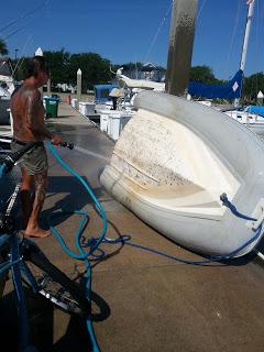 Keeping the Dinghy Clean