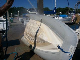 Keeping the Dinghy Clean