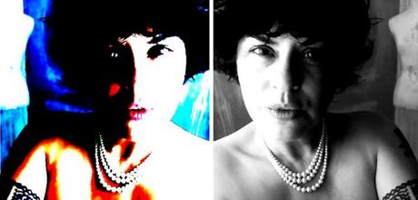 1000 Words: A Self Portrait with Pearl Necklace at Age 50