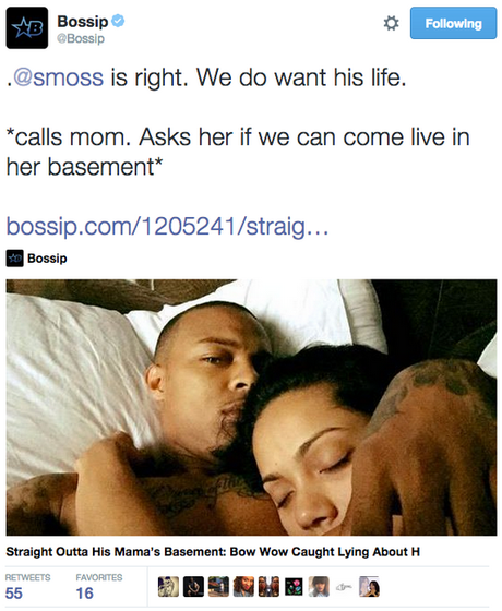 Bossip Drags Bow Wow