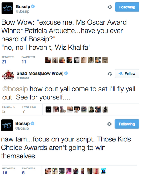 Bossip Drags Bow Wow