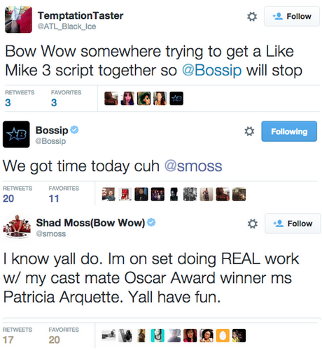 Bossip Drags Bow Wow