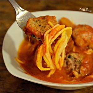Recipe Redux: Healthy Spaghetti & Meatballs {nut/soy/gluten/lactose-free}