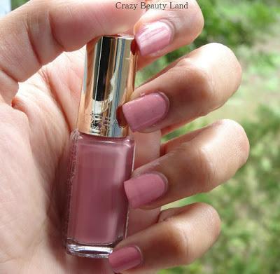 L'oreal Paris Color Riche Les Vernis Boudoir Rose (204)  & Top Coats Collection Matte (915) Review and Swatches