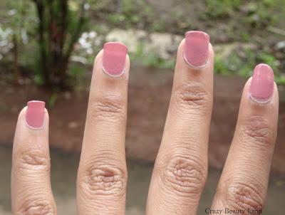 L'oreal Paris Color Riche Les Vernis Boudoir Rose (204)  & Top Coats Collection Matte (915) Review and Swatches