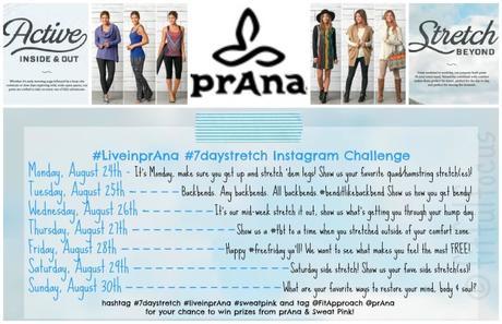 prAna #7daystretch Instagram Challenge | #liveinprAna | yoga |stretch | mindfulness 