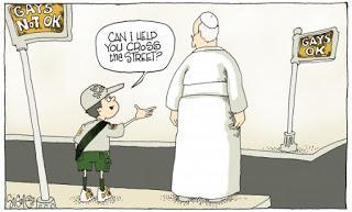 At Least 1,000 Words: Signe Wilkinson on the Boy Scouts, Pope Francis, and the Gays