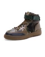 Cool In His Camo:  Valentino Rockstud Camo High-top Sneaker