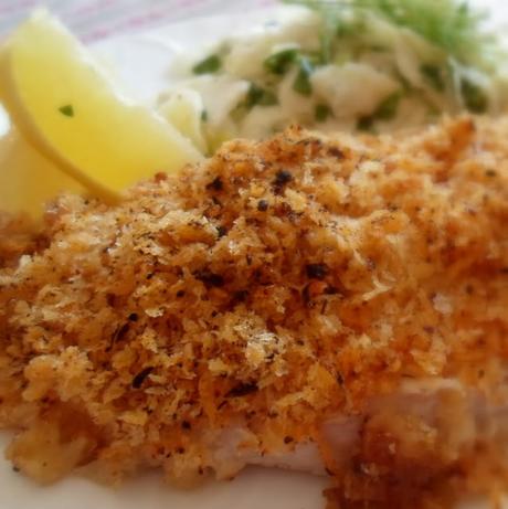 Crispy Baked Chicken and Slaw for Two