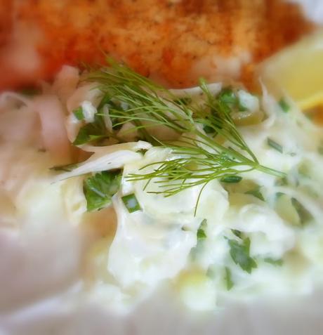 Crispy Baked Chicken and Slaw for Two