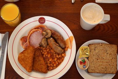 Hello Freckles Edinburgh Premier Inn Breakfast