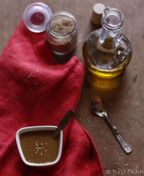 Tahini… the nutty Middle Eastern dip/condiment.. !