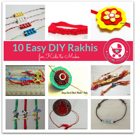 10 Simple DIY Handmade Rakhi Ideas for Kids to Make