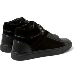 The Sport Is Sartorial:  Brioni High-Top Sneakers