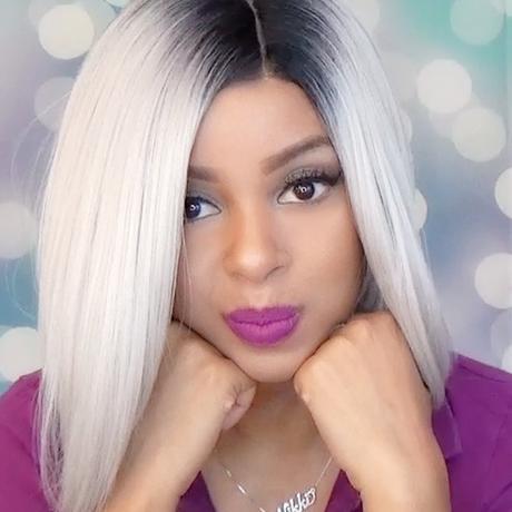 The Wig Brazilian Human Hair Blend Invisible Deep Part Lace Front Wig LH NICKY review youtube, african american wigs, lace front wig reviews