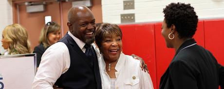 Pat & Emmitt Smith Charities Donate 1,600 Uniforms for Kids In Need