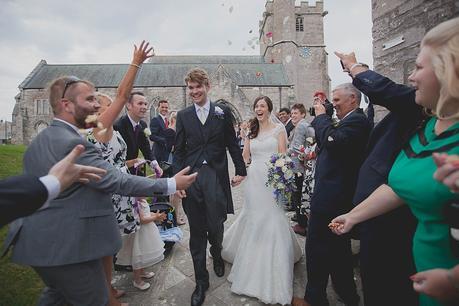 St Edward King & Martyr confetti shot